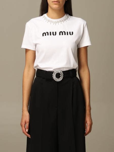 miu miu t-shirt sale|the outnet miu shirts.